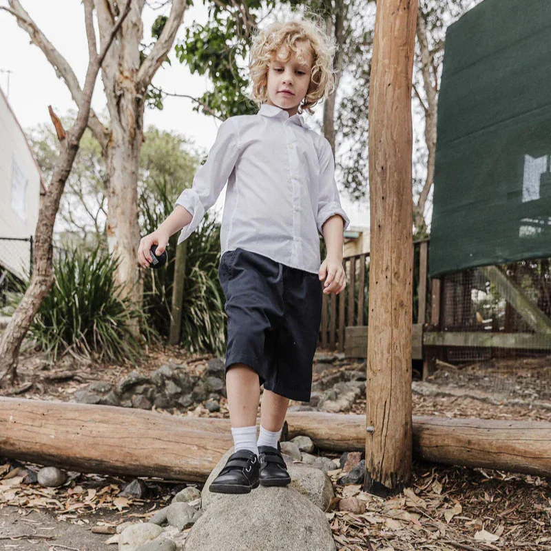 Bprimal Kids - Classic - Blackout (Leather) School Shoes - Image 19