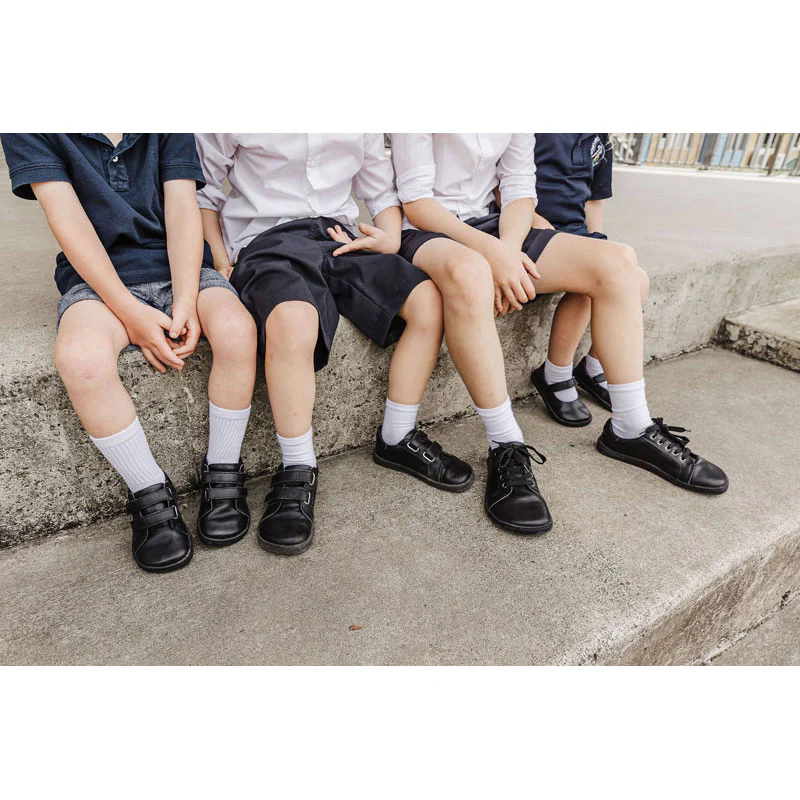 Bprimal Kids - Classic - Blackout (Leather) School Shoes - Image 25