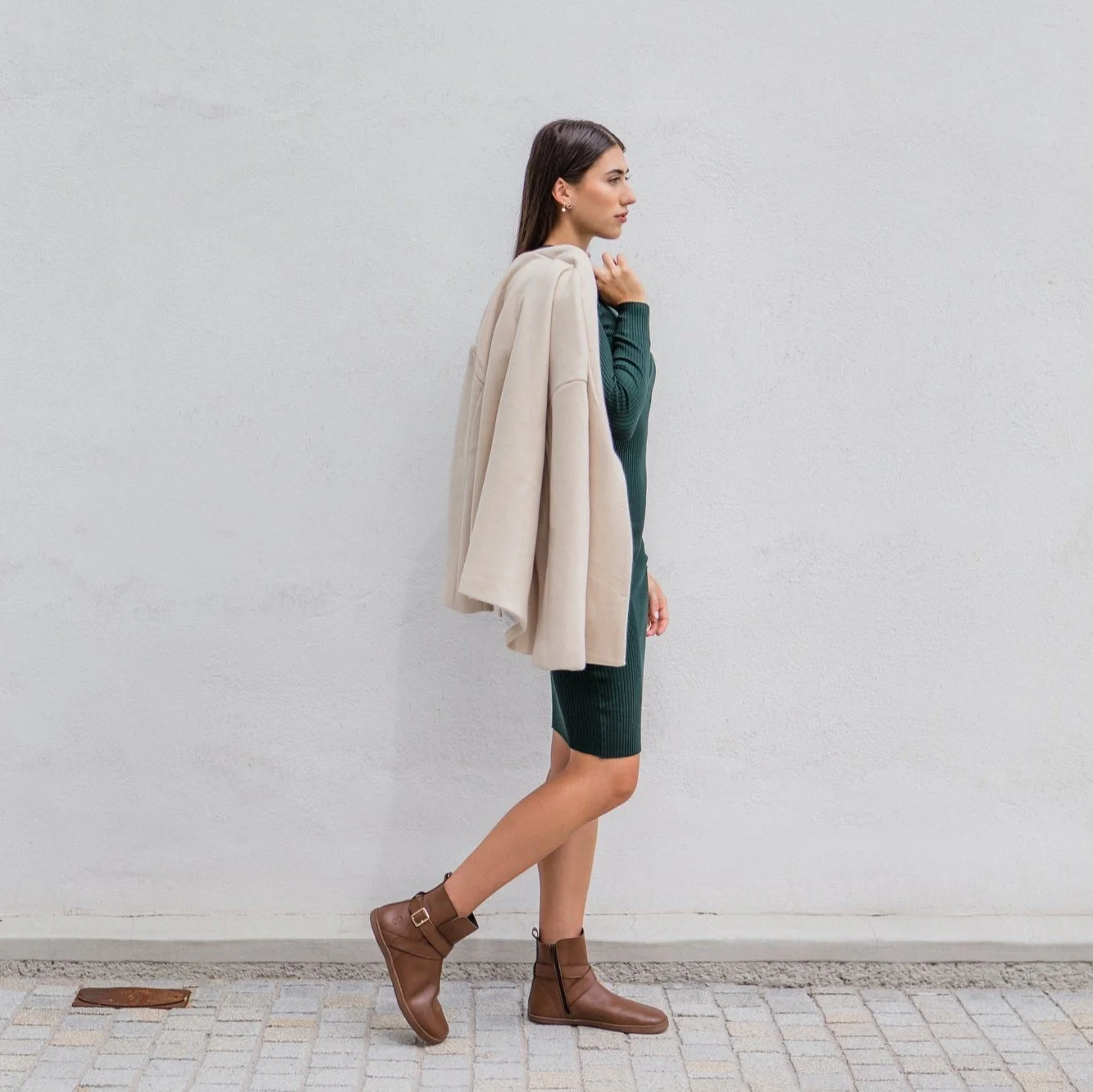 Shapen - DIVINE Barefoot Ankle Boots - Brown (Womens) - Image 14