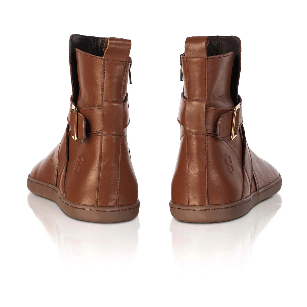 Shapen - DIVINE Barefoot Ankle Boots - Brown (Womens) - Image 5